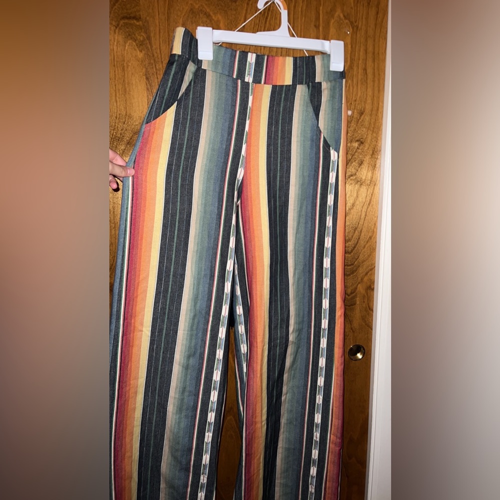 Lucky and Blessed colorful pant. Love for the rodeo!